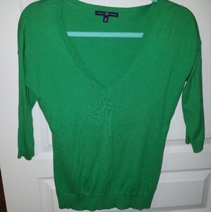 Gap Green V-neck Sweater